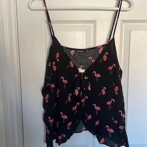 Flamingo Tie Up Shirt
